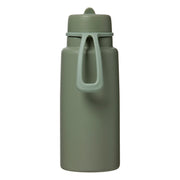 botella térmica con boquilla plegable y asa 1 litro - olive