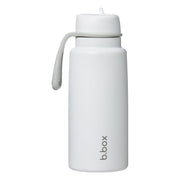 botella térmica con boquilla plegable y asa 1 litro – white out