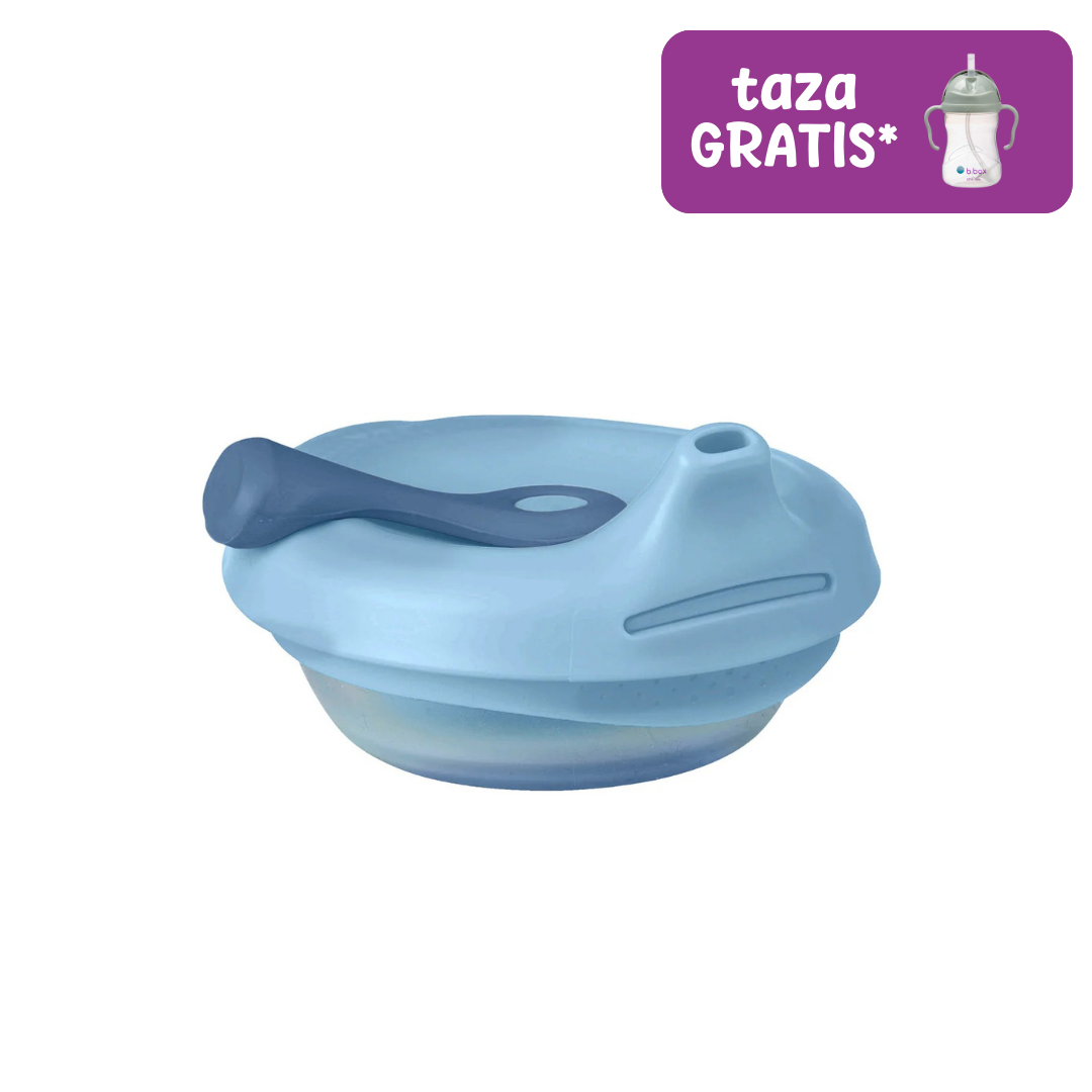 dispensador para purés reutilizable Fill + Feed – lullaby blue