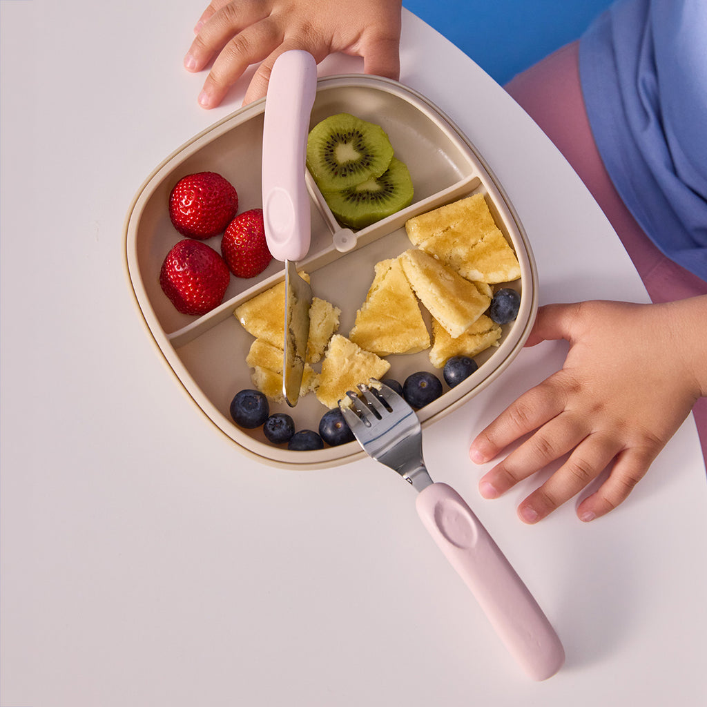 junior cutlery trio - blush
