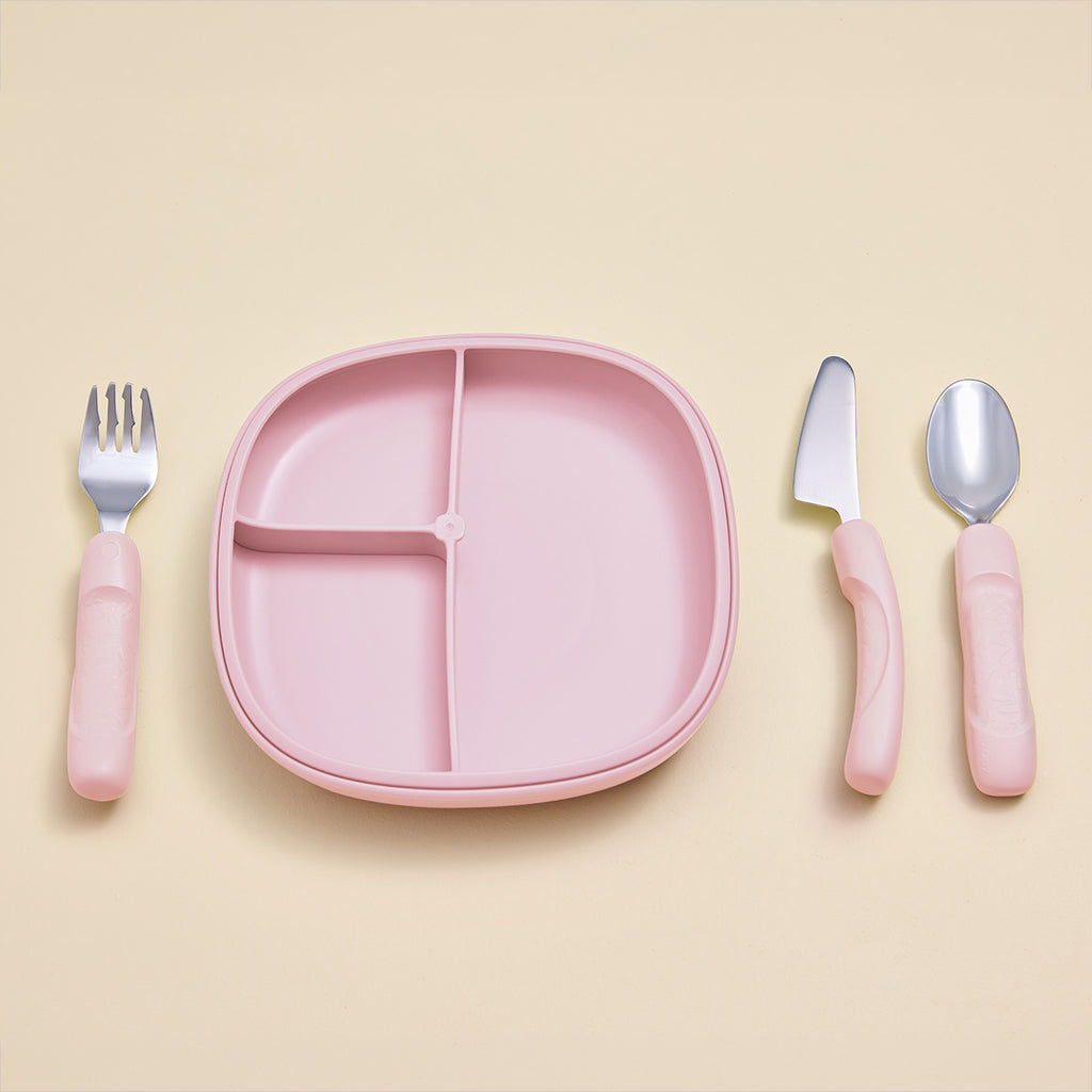 junior cutlery trio - blush