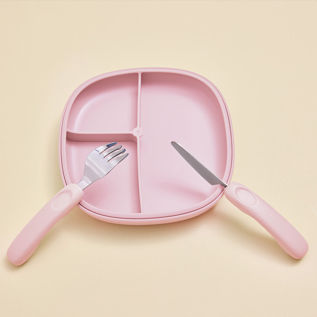 junior cutlery trio - blush
