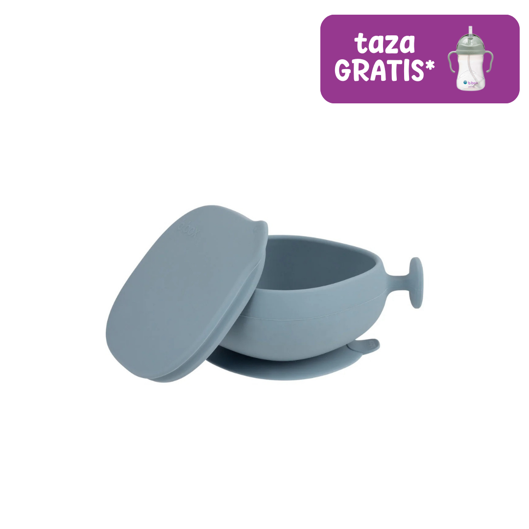 cuenco de silicona con tapa – ocean
