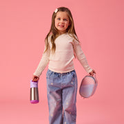 botella térmica con pajita 350ml - sugar plum
