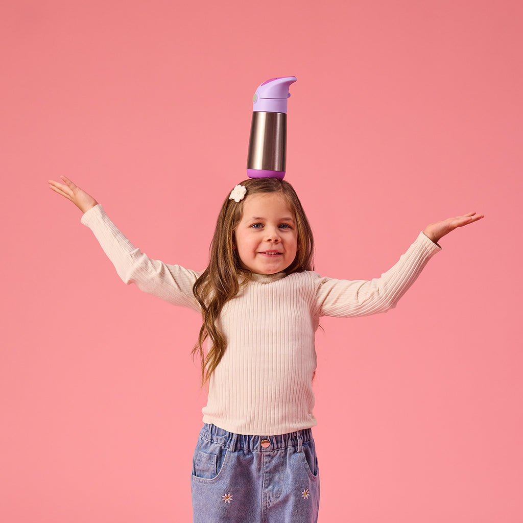 botella térmica con pajita 350ml - sugar plum