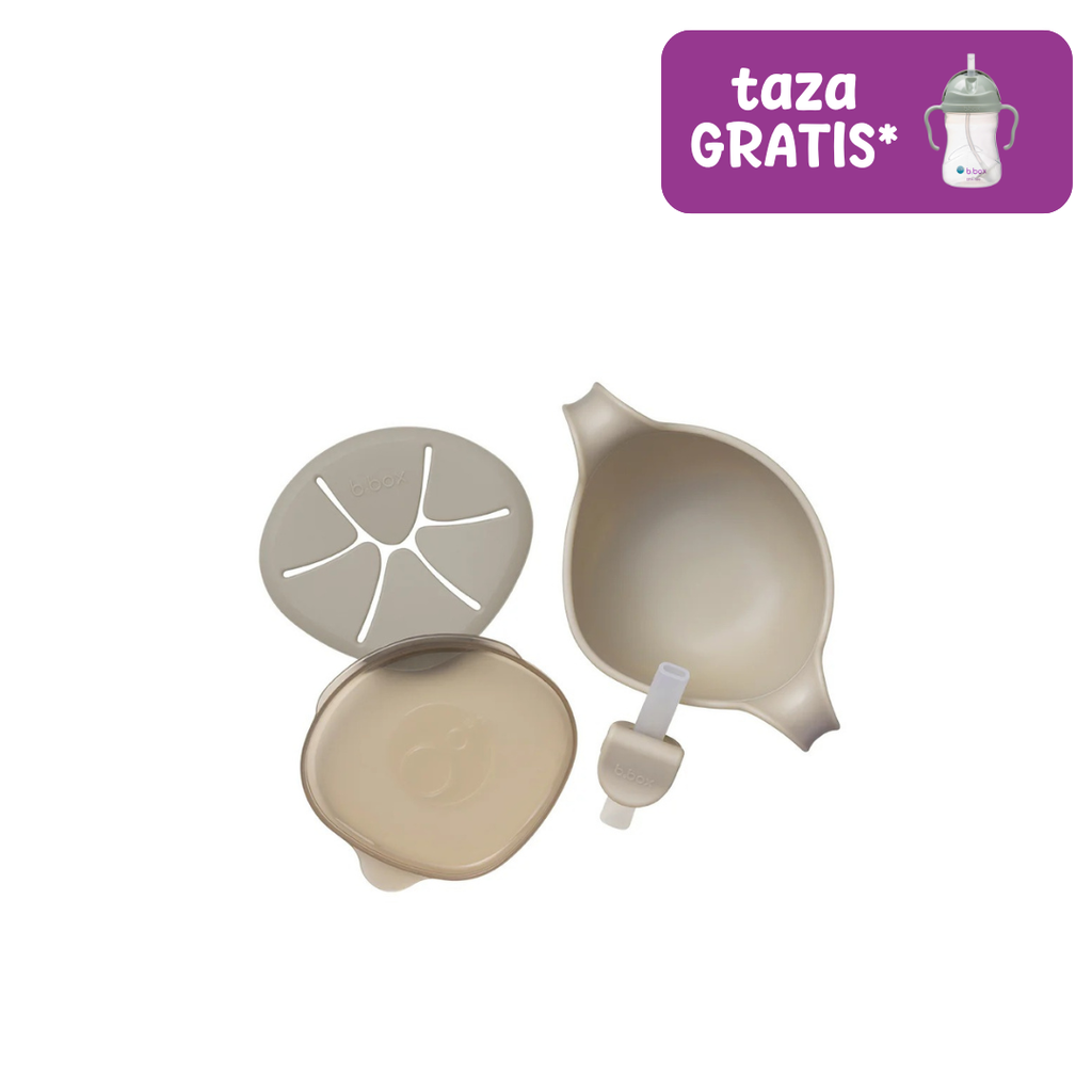 dispensador merienda 3 en 1 Sip + Snack - latte