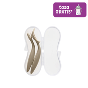cubiertos infantiles 2 ud. con cajita - latte