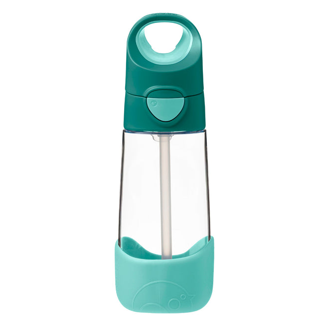 botella Tritan™ con pajita 450ml – emerald forest