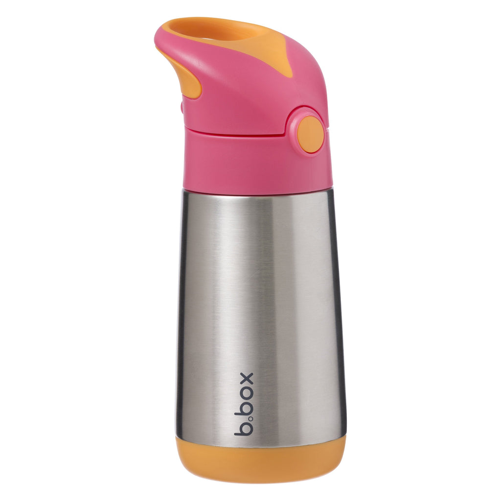 350ml insulated drink bottle - strawberry shake - b.box for kids