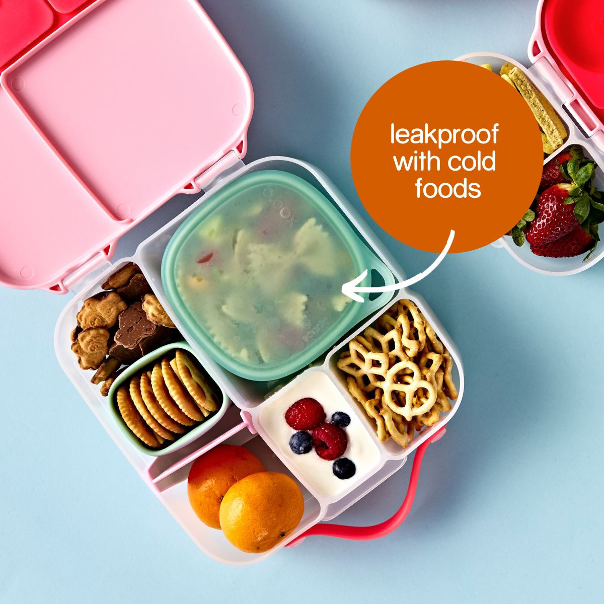 depósito con tapa para lunchbox – forest