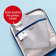 bolsa térmica flexible para el almuerzo - deep blue