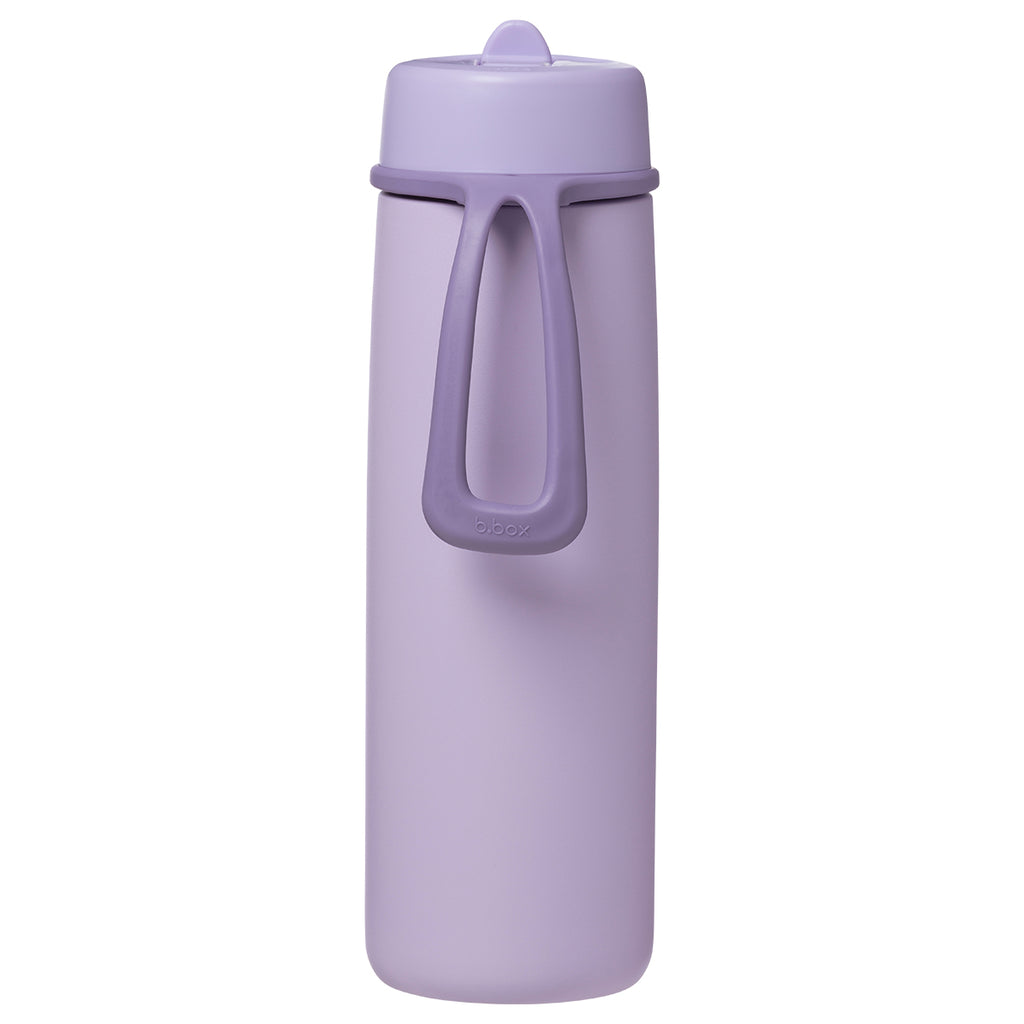 botella térmica con boquilla plegable y asa 690ml - lilac love