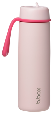 botella térmica con boquilla plegable y asa 690ml - pink paradise