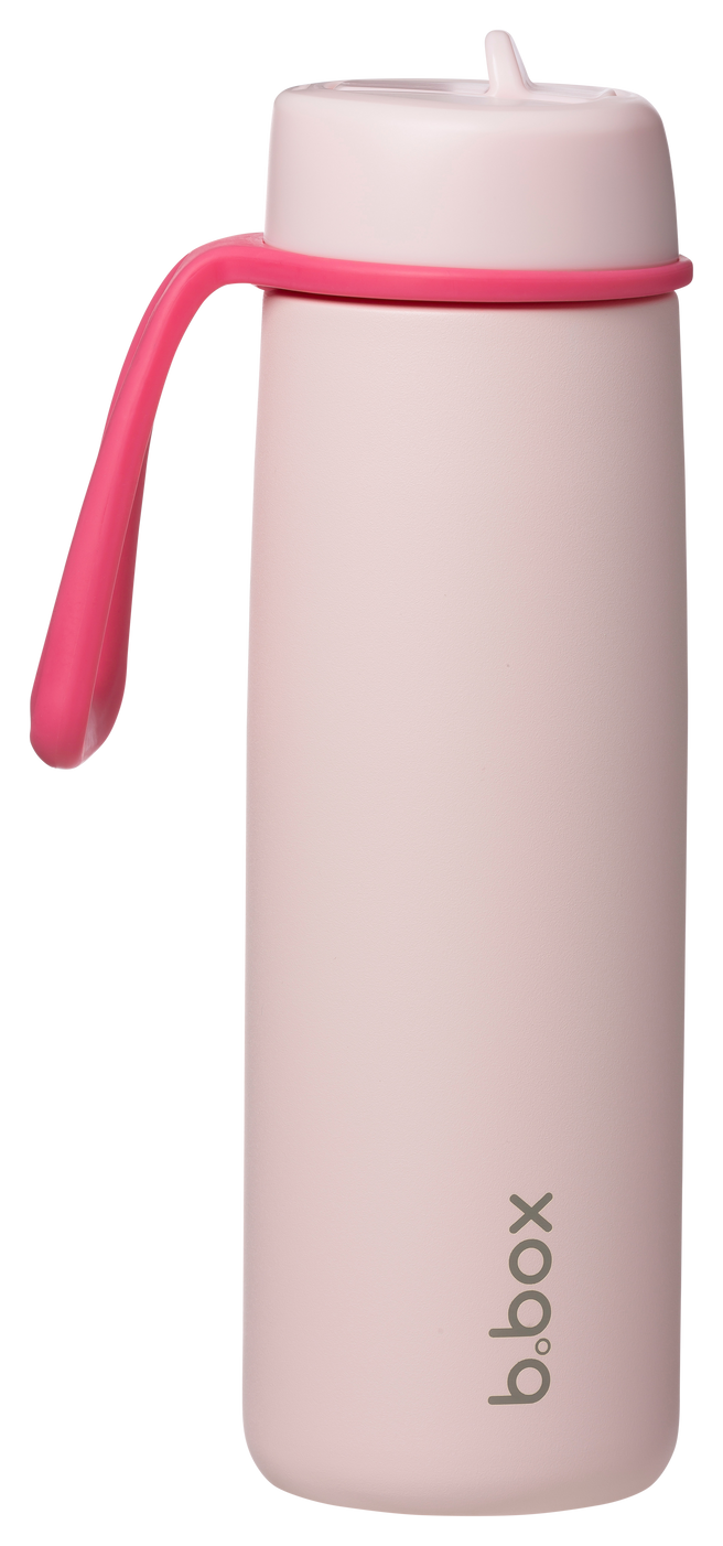 botella térmica con boquilla plegable y asa 690ml - pink paradise