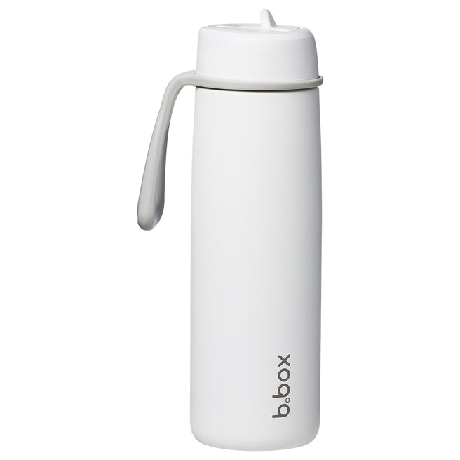botella térmica con boquilla plegable y asa 690ml - white out