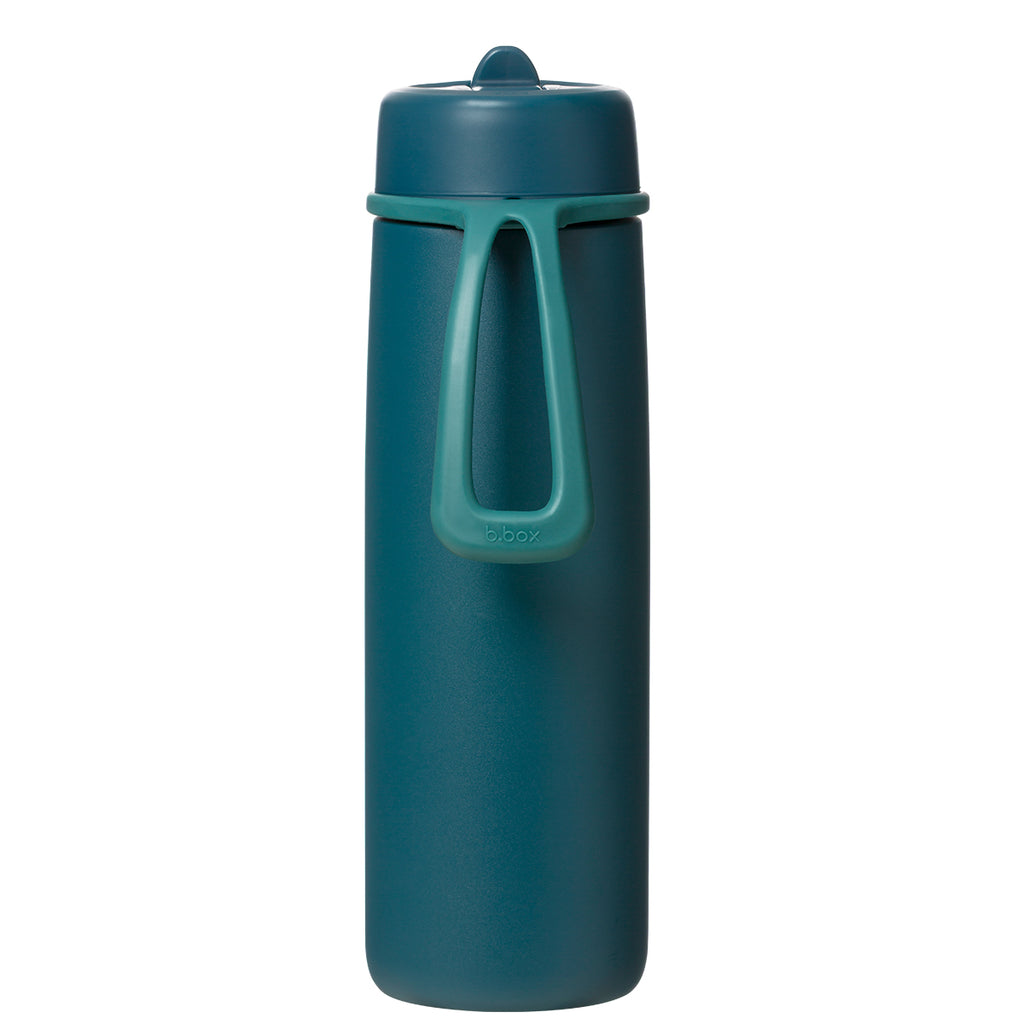 botella térmica con boquilla plegable y asa 690ml - sea glass