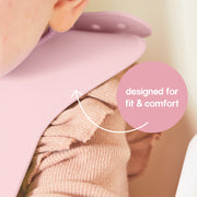 babero de silicona – blush