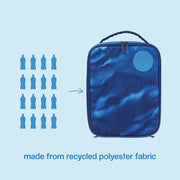 bolsa térmica flexible para el almuerzo - deep blue