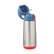 botella térmica con pajita 500ml – blue blaze