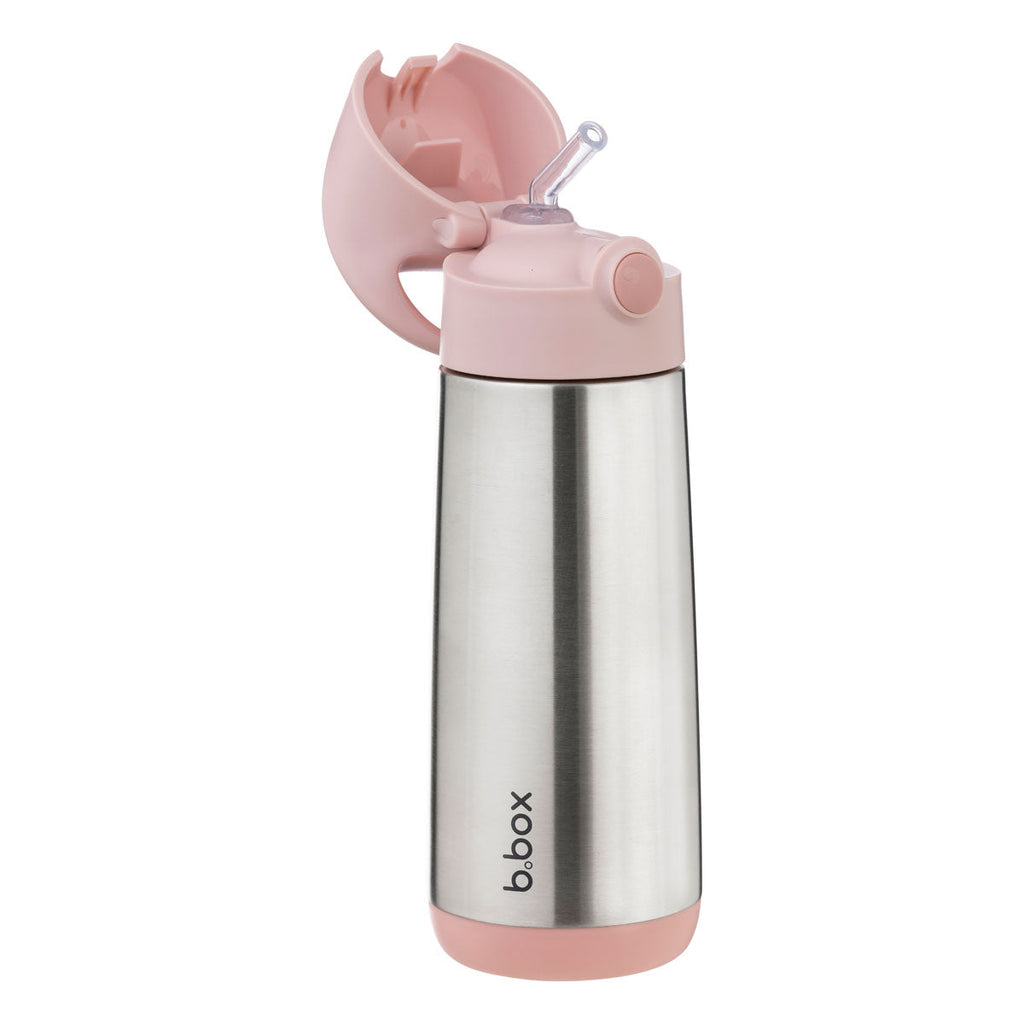 botella térmica con pajita 500ml – blush crush