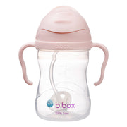 taza con pajita flexible con pesa – blush