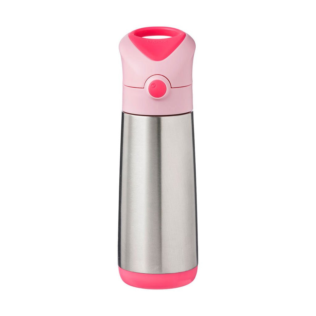 botella térmica con pajita 500ml – flamingo fizz