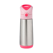 botella térmica con pajita 500ml – flamingo fizz