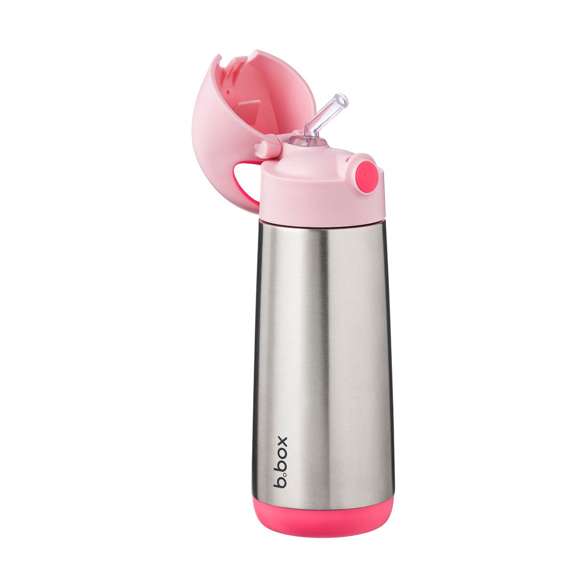 botella térmica con pajita 500ml – flamingo fizz