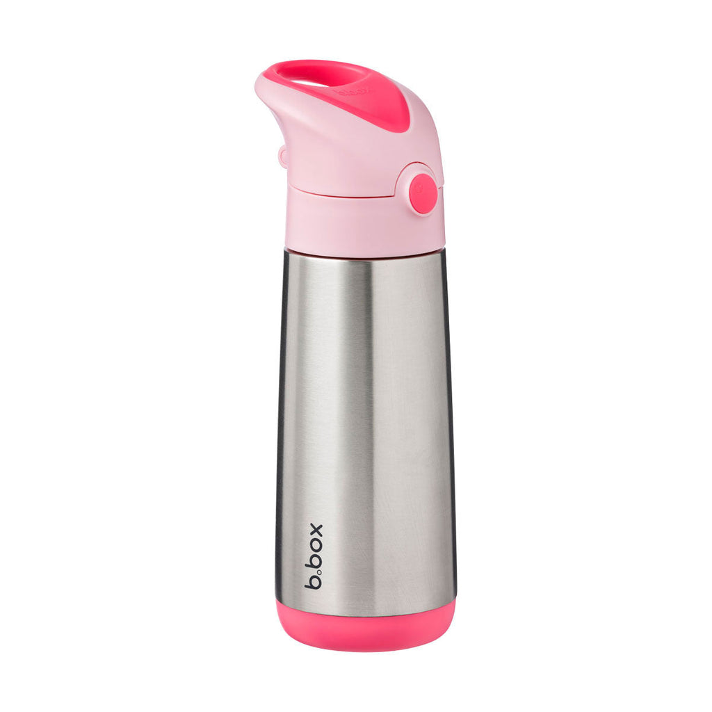 botella térmica con pajita 500ml – flamingo fizz