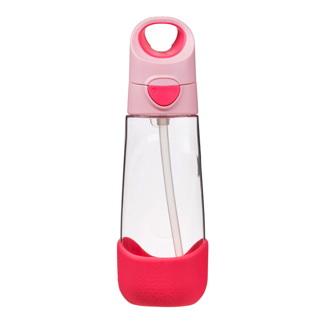 botella Tritan™ con pajita 600ml – flamingo fizz