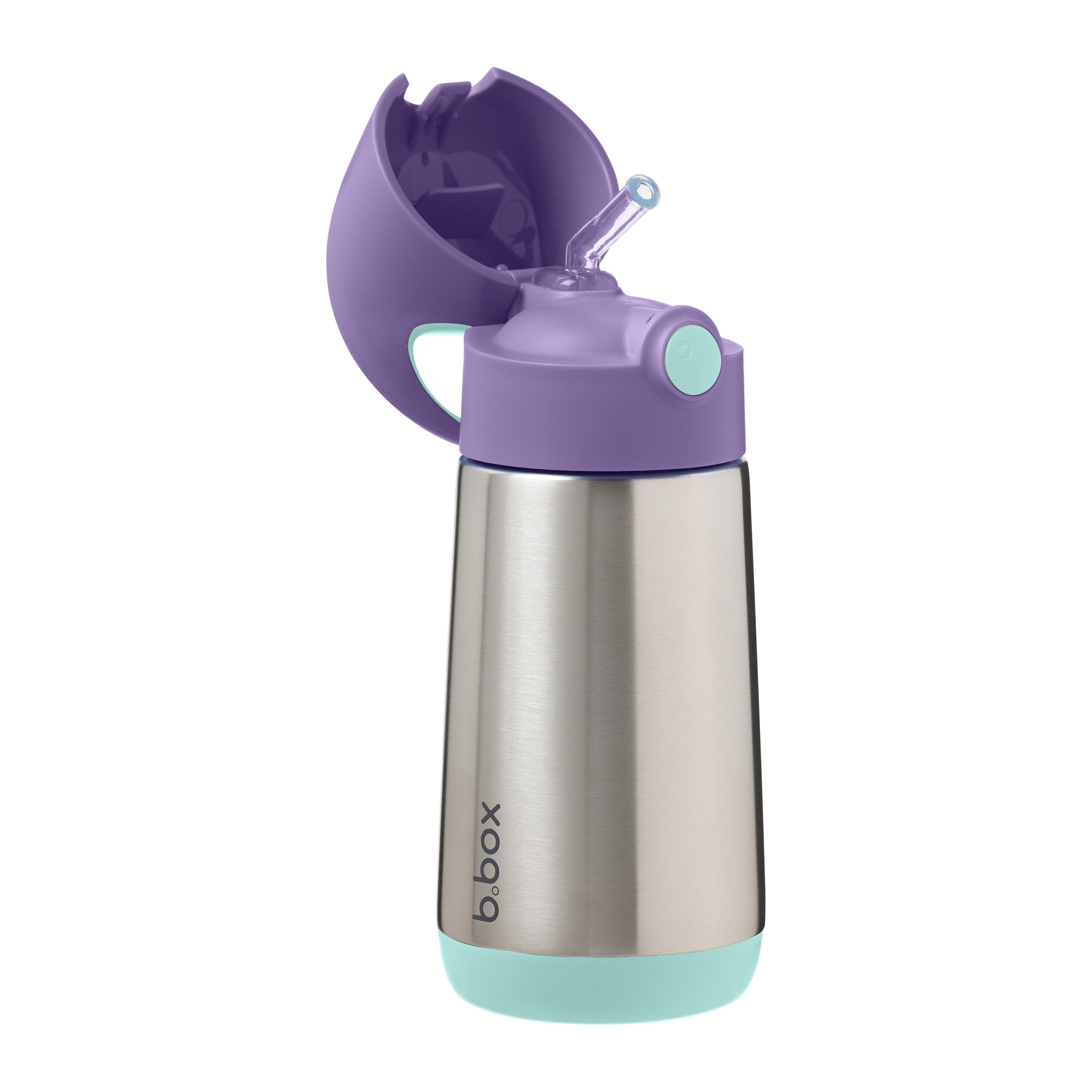 botella térmica con pajita 350ml - lilac pop