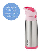 botella térmica con pajita 500ml – blush crush