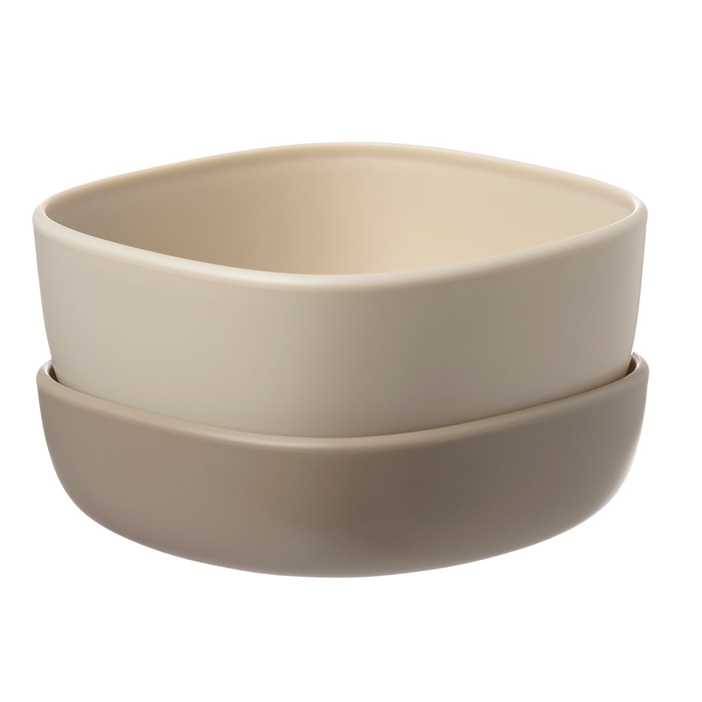 suction bowl duo - latte