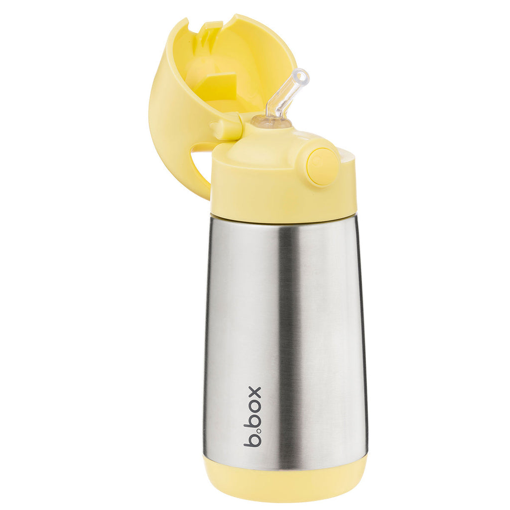 botella térmica con pajita 350ml - lemon twist