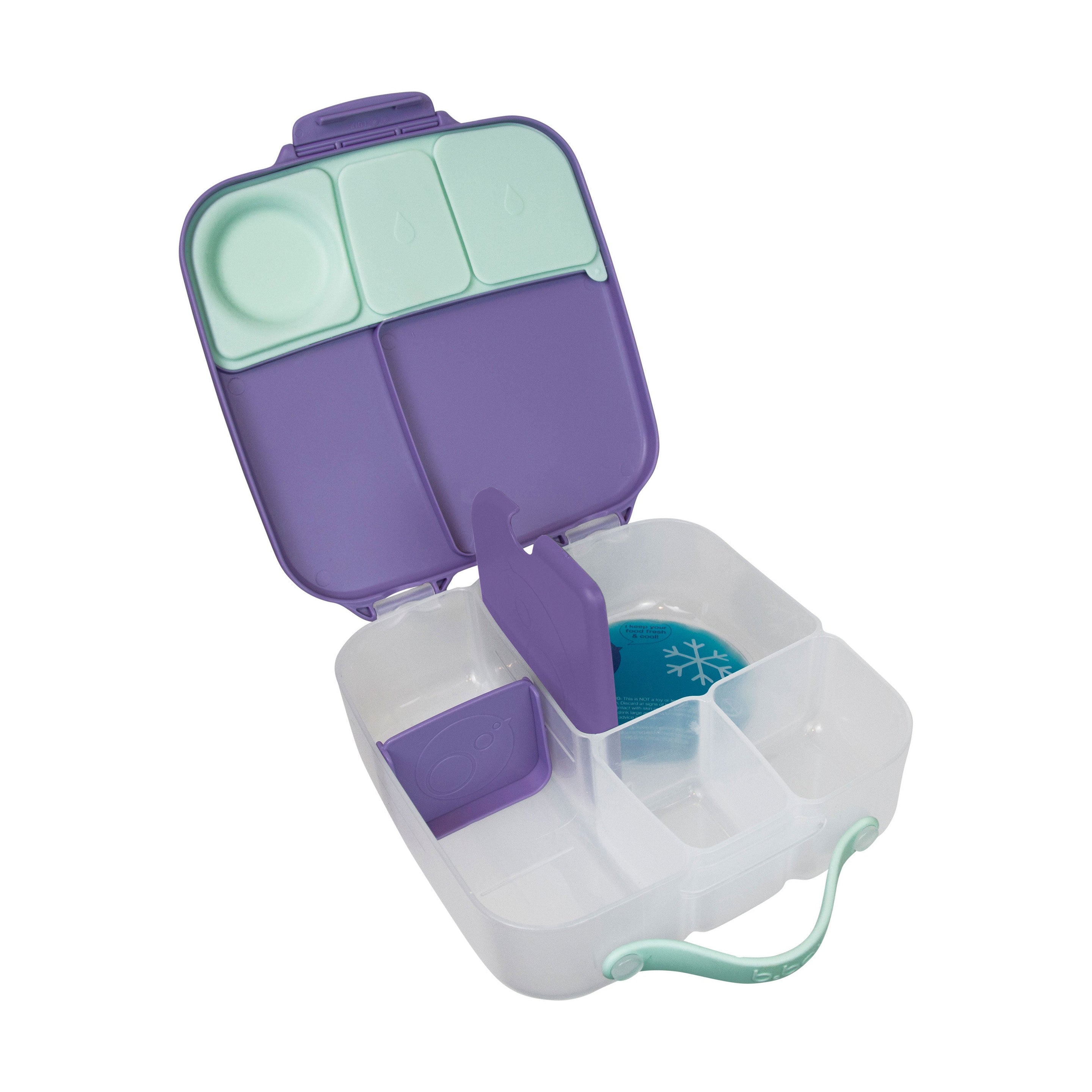 fiambrera infantil grande personalizable | lunchbox - lilac pop
