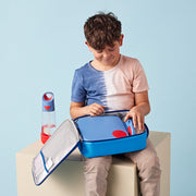 bolsa térmica flexible para el almuerzo - deep blue