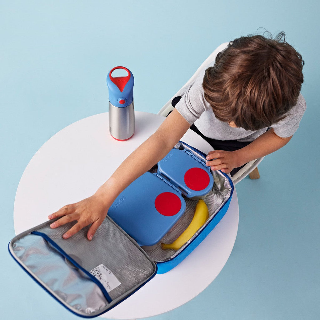 bolsa térmica flexible para el almuerzo - deep blue