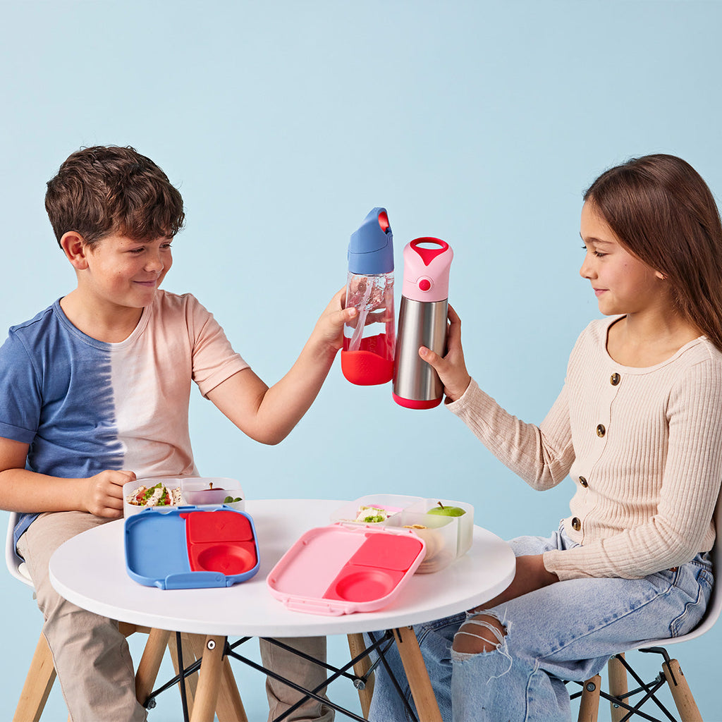 botella térmica con pajita 500ml – flamingo fizz