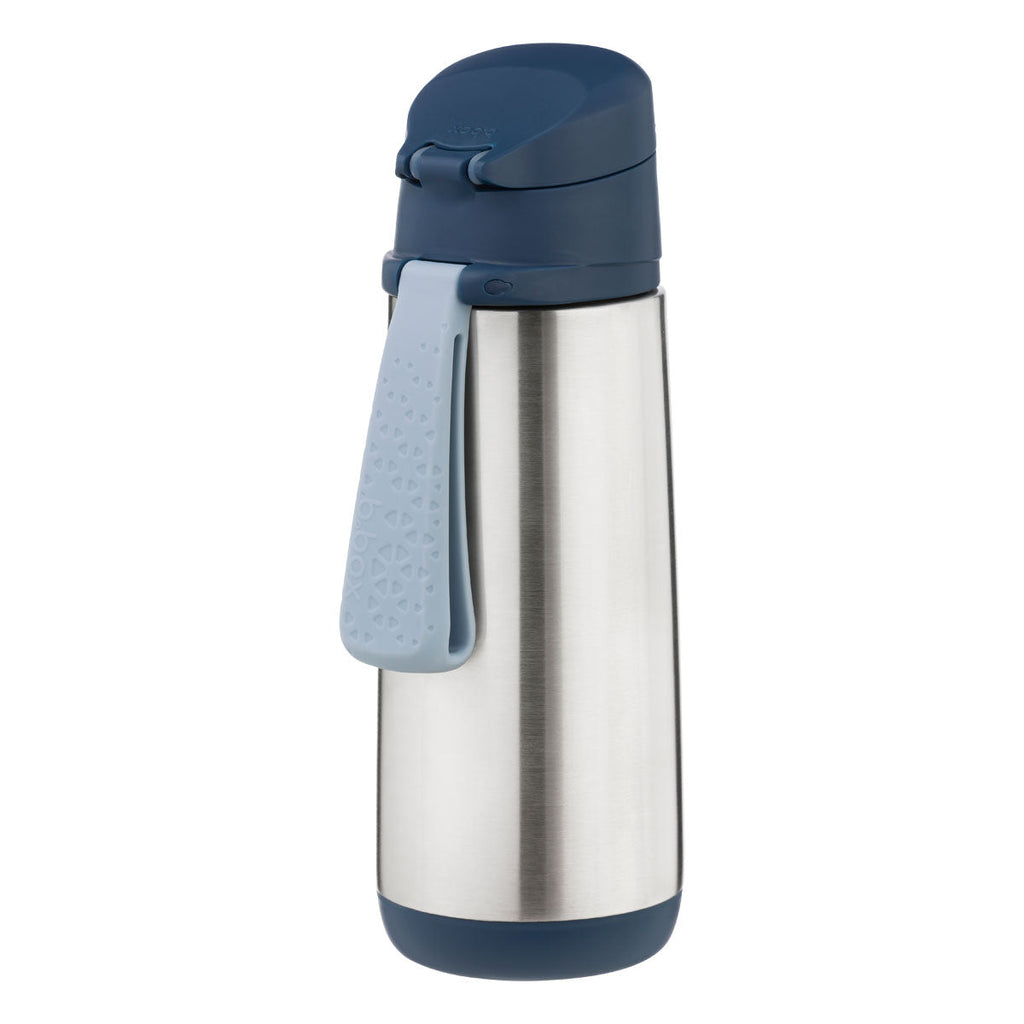 botella térmica con boquilla y asa 500ml - midnight