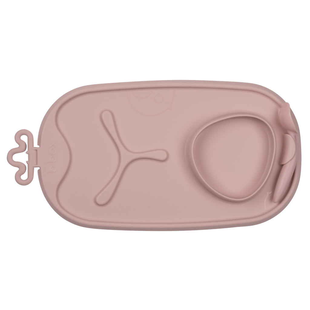 Roll + Go Mealtime Mat - Blush