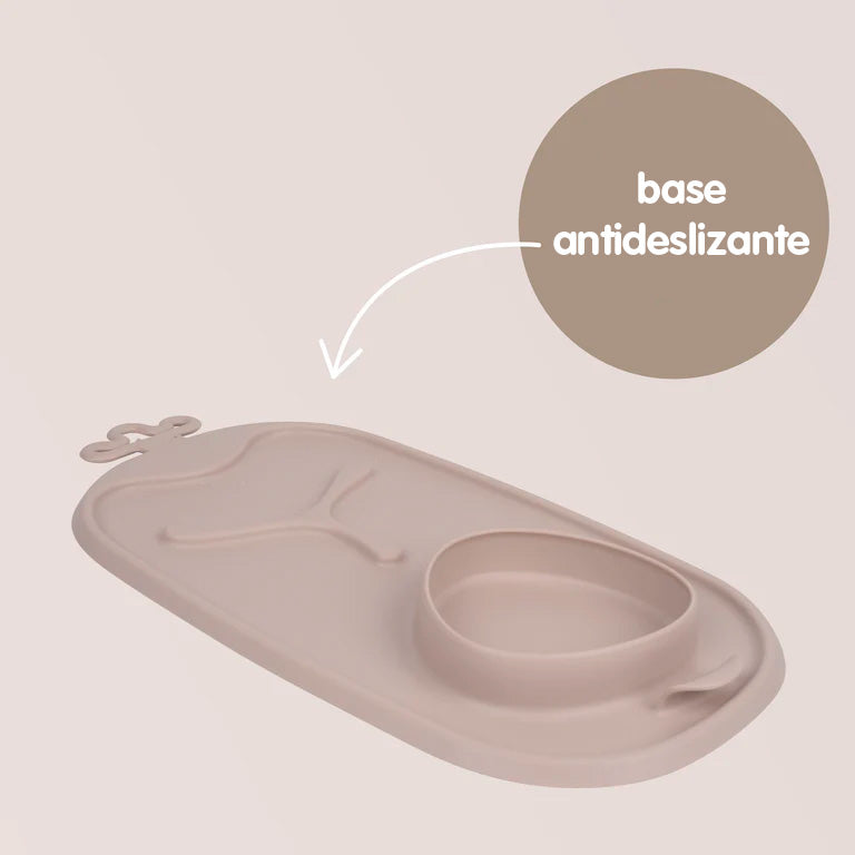 Roll + Go Mealtime Mat - Latte