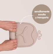 Roll + Go Mealtime Mat - Latte