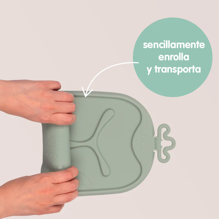 Roll + Go Mealtime Mat - Sage