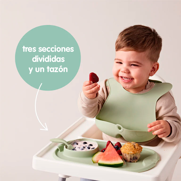 Roll + Go Mealtime Mat - Sage