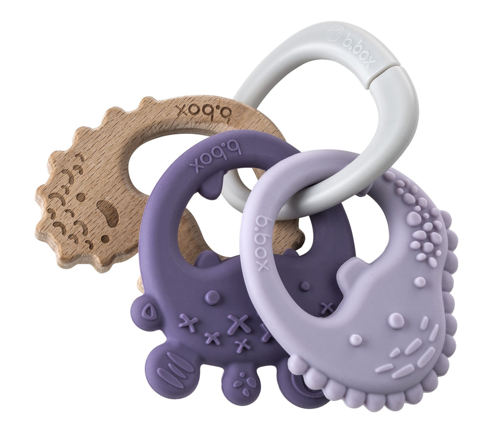 Trio Teether - Peony