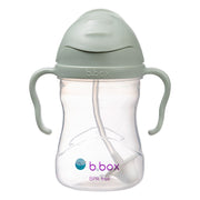 taza con pajita flexible con pesa – sage