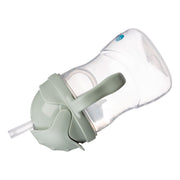 taza con pajita flexible con pesa – sage