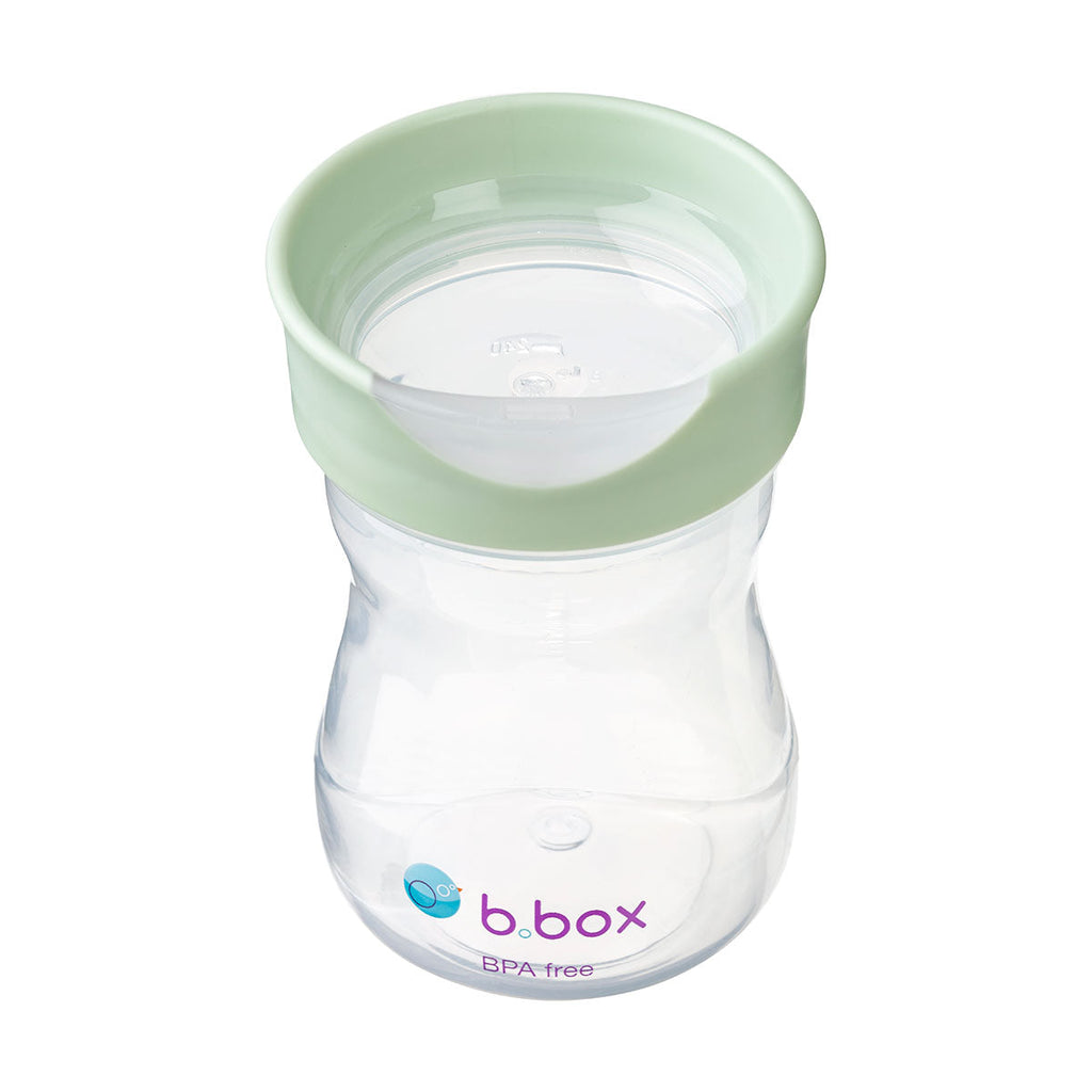 taza con borde de entrenamiento – sage