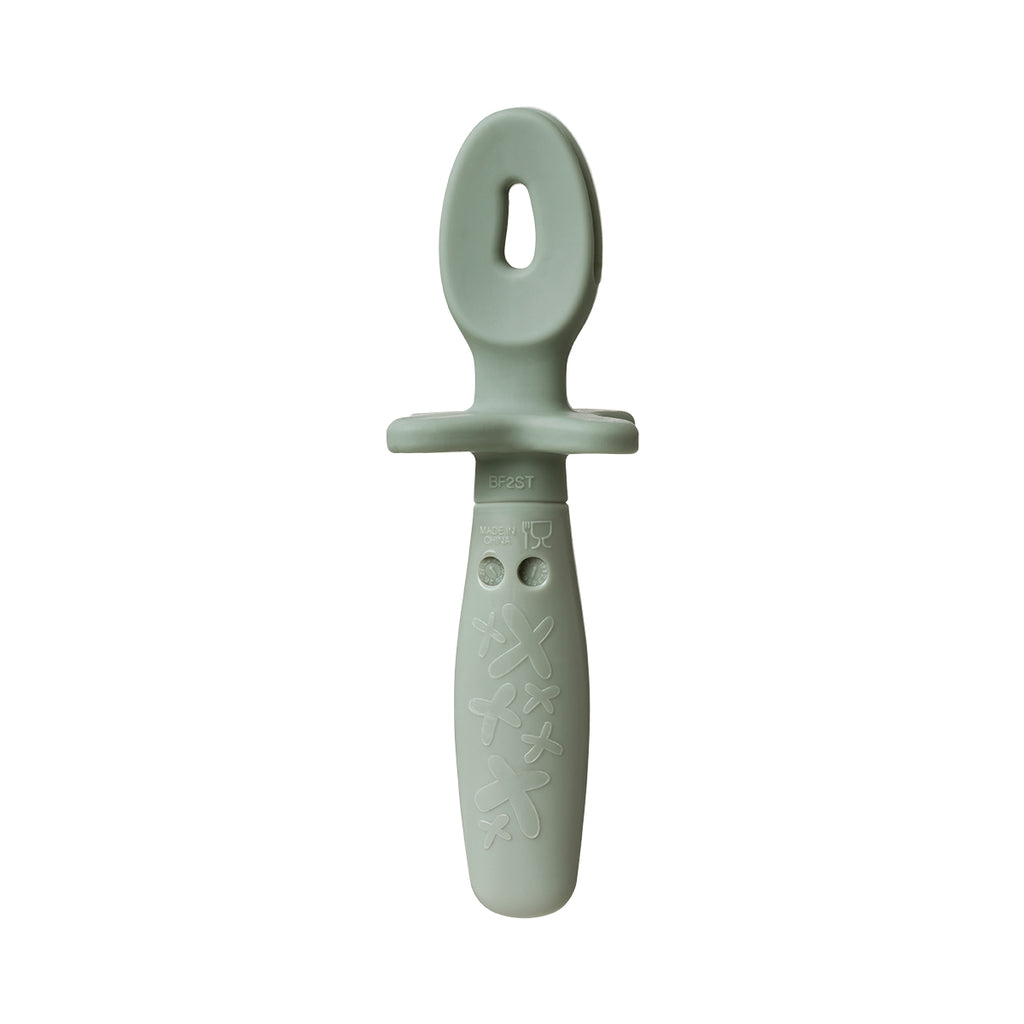 trío de cubiertos para BLW - sage