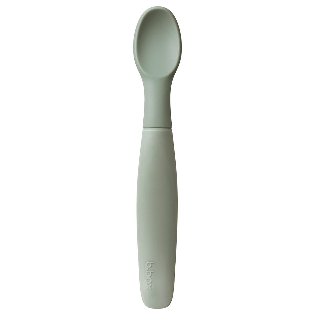 trío de cubiertos para BLW - sage